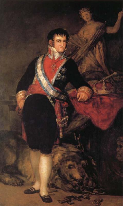 Francisco Goya Ferdinand VII oil painting image